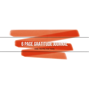 Gratitude Reuse Printable Journal Pages